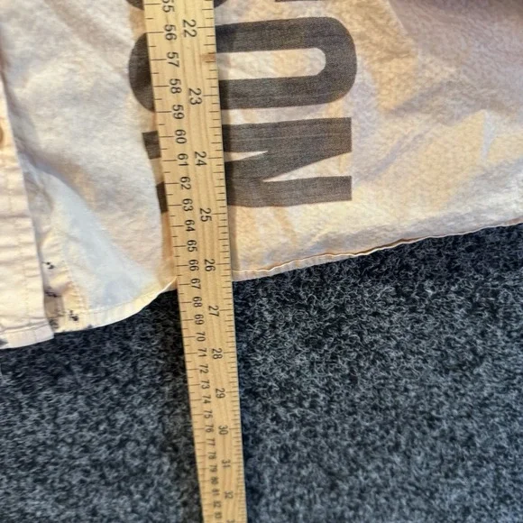 Harley Davidson L/S Button Up Shirt Cream /Orange Color Womens 2XL Nevada Co - Picture 4 of 8